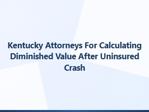Diminished Value After Uninsured Kentucky Crashes