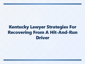 Strategies to Recover After a Hit-and-Run Accident