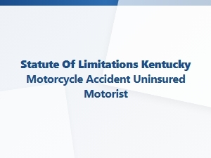 Your Kentucky Motorcycle Accident Claim Rights